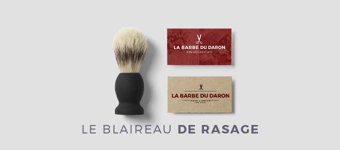 blaireau de rasage rasoir coupe-chou - kit de rasage