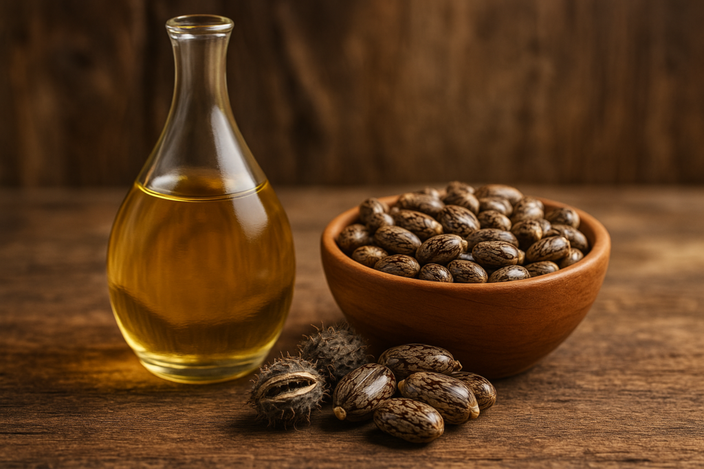 Huile de ricin pour barbe