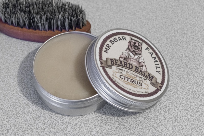 mr bear family - baume à barbe citrus