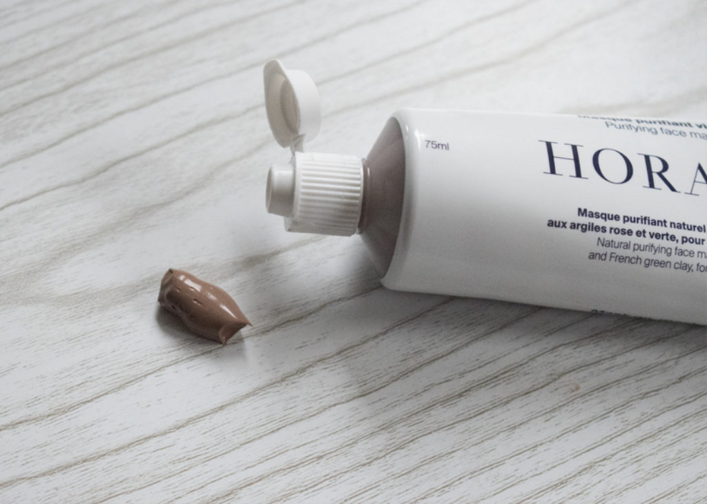 masque Horace à l'argile rose et verte