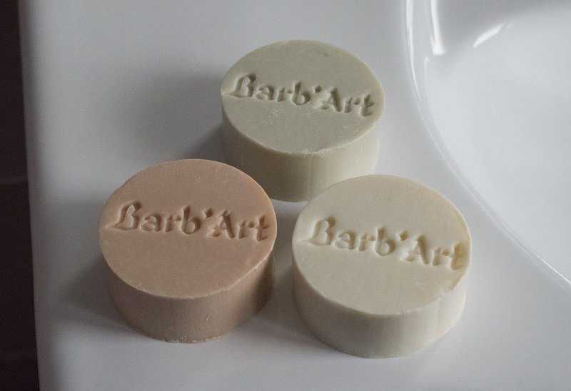 shampoing solide cheveux Barb'art