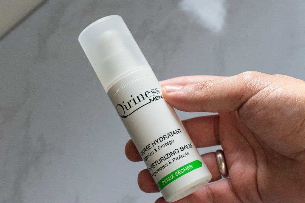 Qiriness s’adresse aux hommes avec sa gamme Qiriness Men 5 baume hydratant Qiriness Men | avis et test