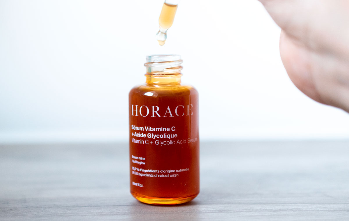 Sérum Vitamine C + Acide Glycolique Horace le test Barbe du daron