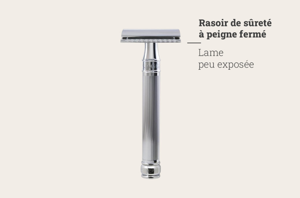 rasoir peigne fermee