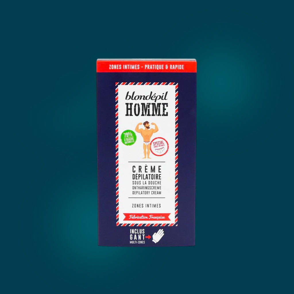 creme depilatoire blondepil homme