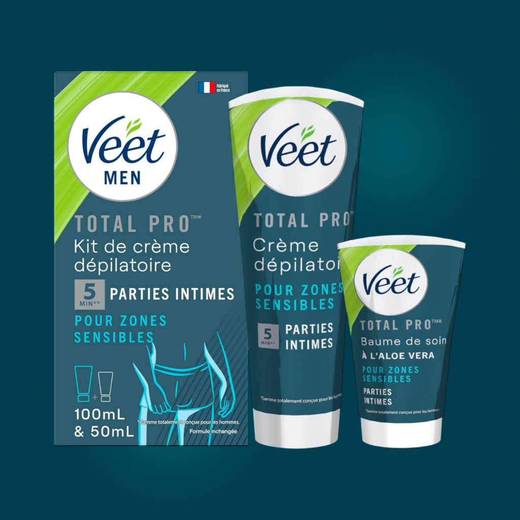 kit epilation veet men