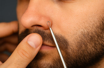 Enlever points noirs sur le nez