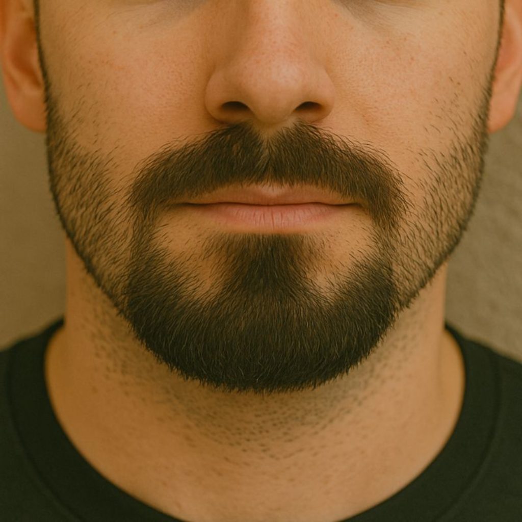 bouc barbe avec barbe 3 jours