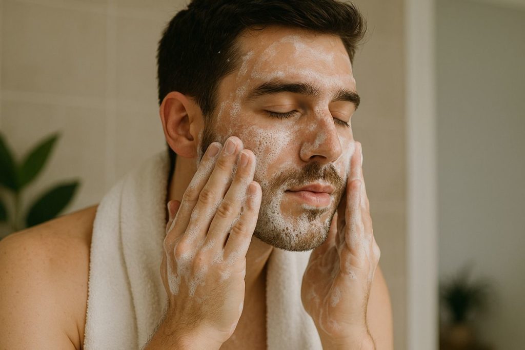 Soins du visage pour homme : quelle routine adopter ? 1 soins visage homme 2