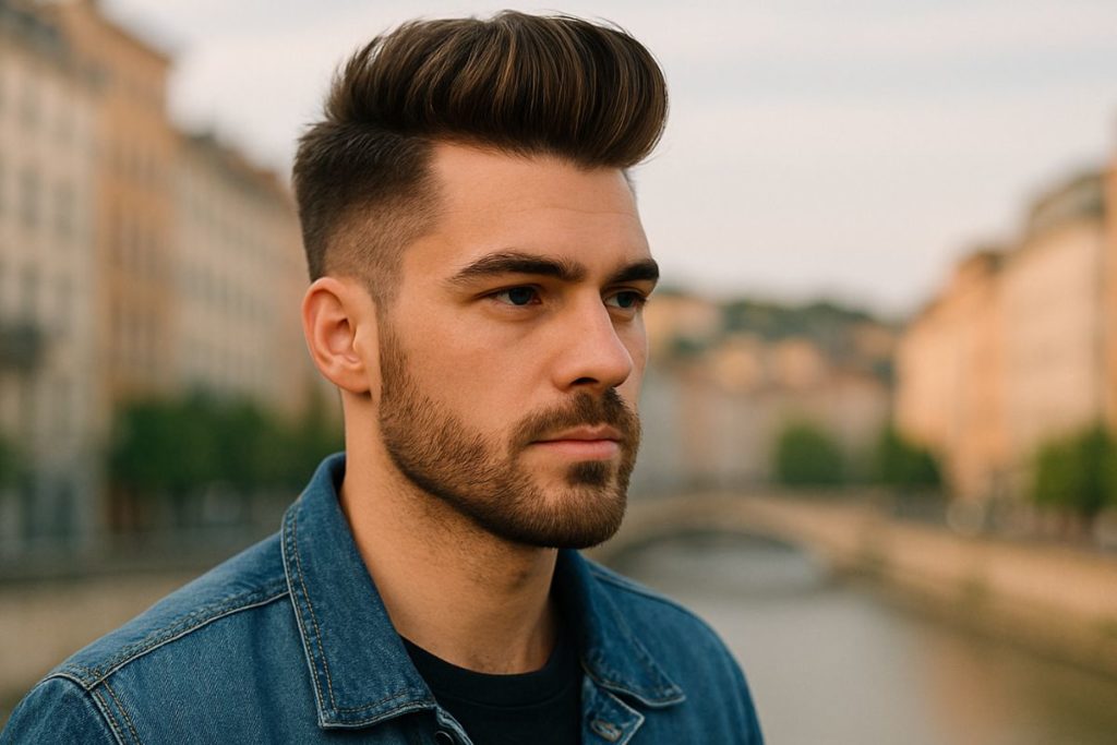 Blog beauté homme 1 Quiff texturisé
