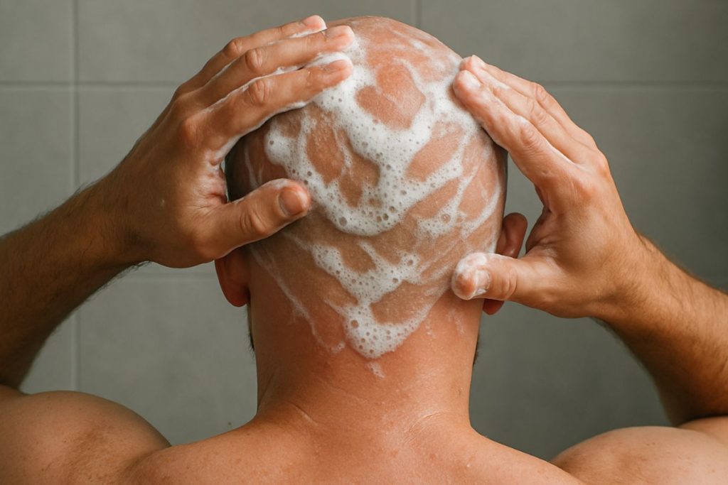 Shampoing pour chauve / crâne rasé