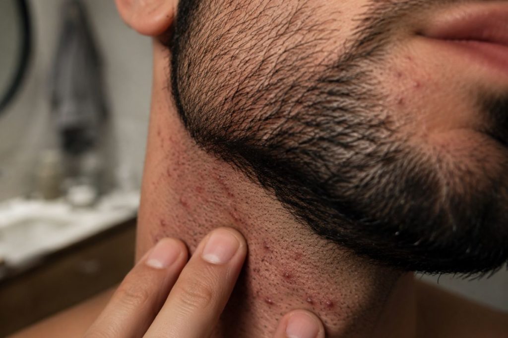 Blog beauté homme 10 Poils incarnés dans la barbe