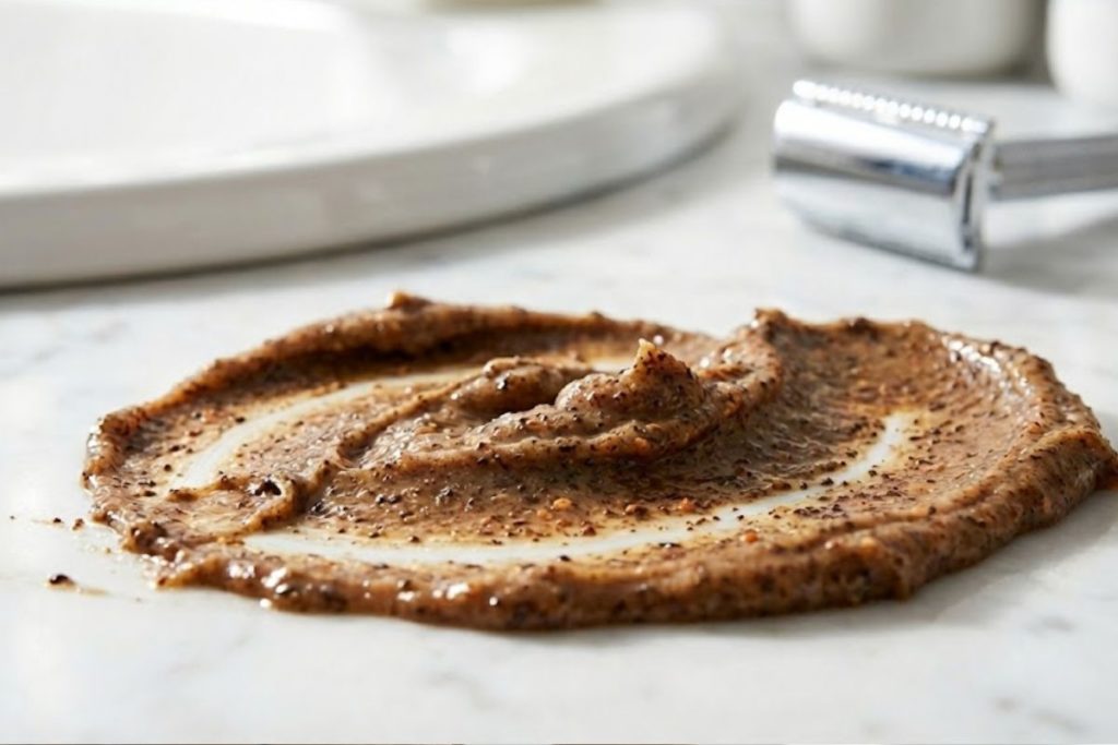 Le gommage : avant ou après rasage ? 2 gommage avant apres rasage 1