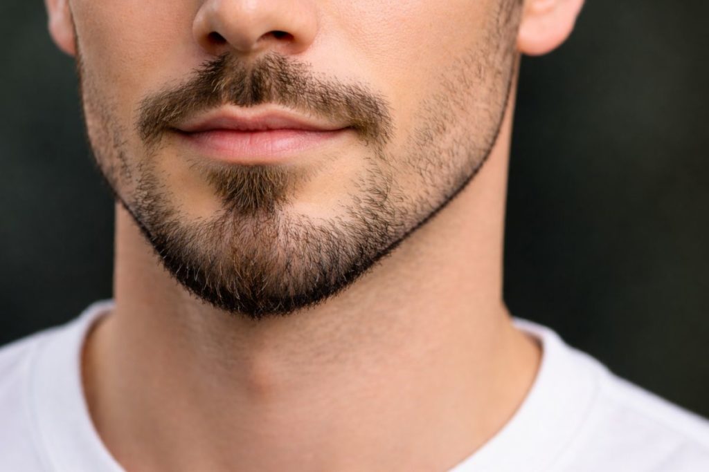 Barbe courte : les clés d'un style viril et net 3 barbe 3 jours Van Dyke