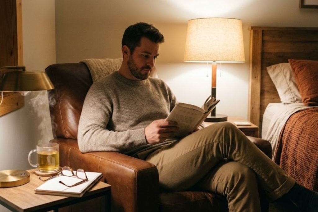 Concevoir une routine du soir apaisante : l’art de la déconnexion 1 Détente routine soir