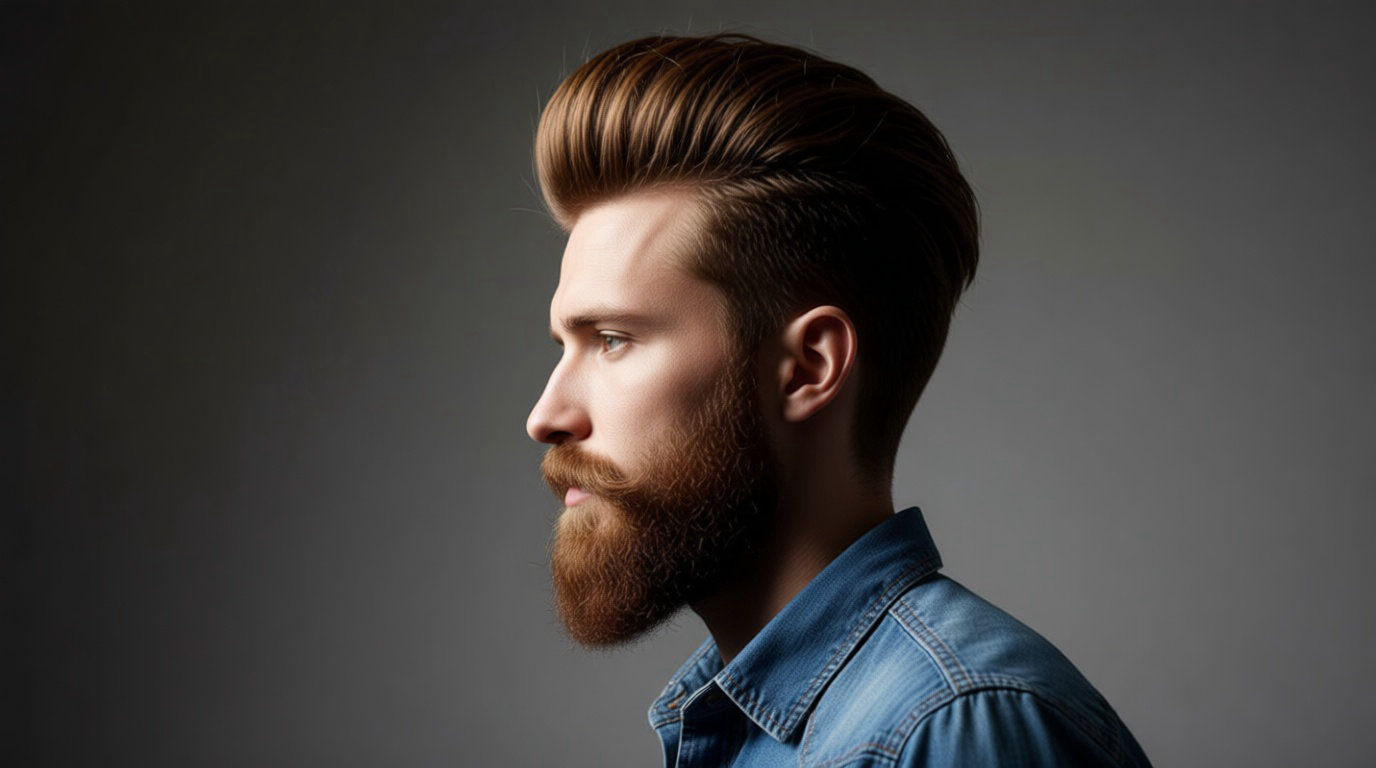 Comment maîtriser la coupe pompadour ? 5 Ajuster la hauteur selon votre morphologie et votre fibre