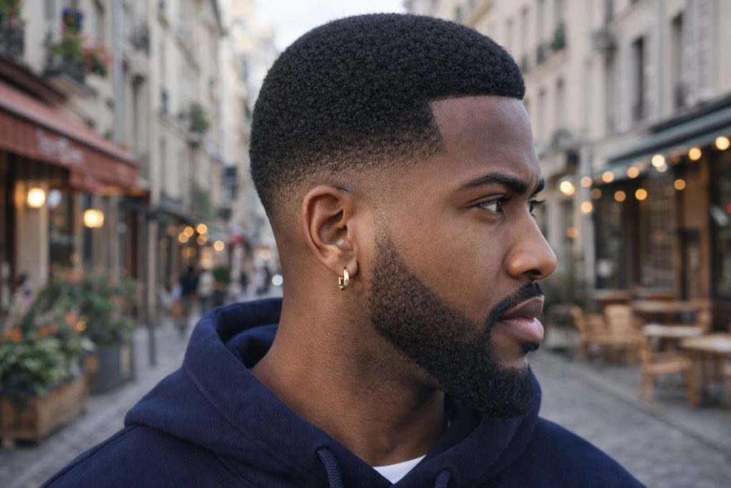 Les différentes coupes afro pour homme pour un style net 1 Low fade taper Afro
