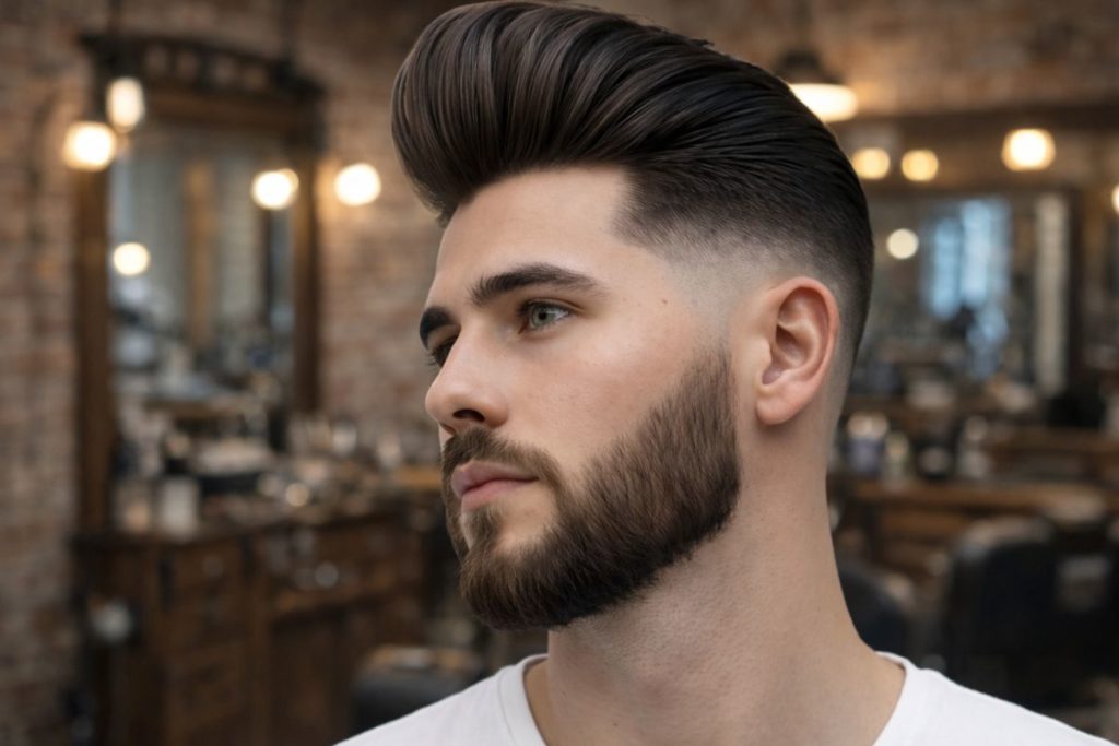 coupe pompadour