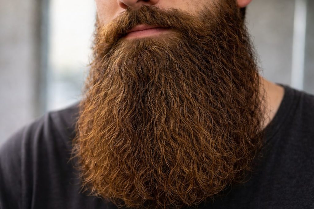 tailler une barbe longue