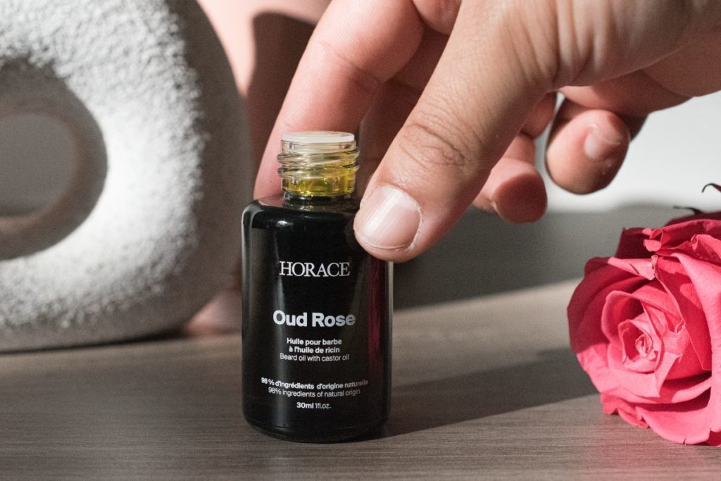 Nouvelle Huile à Barbe Oud Rose Horace : notre avis 6 Huile barbe oud rose horace