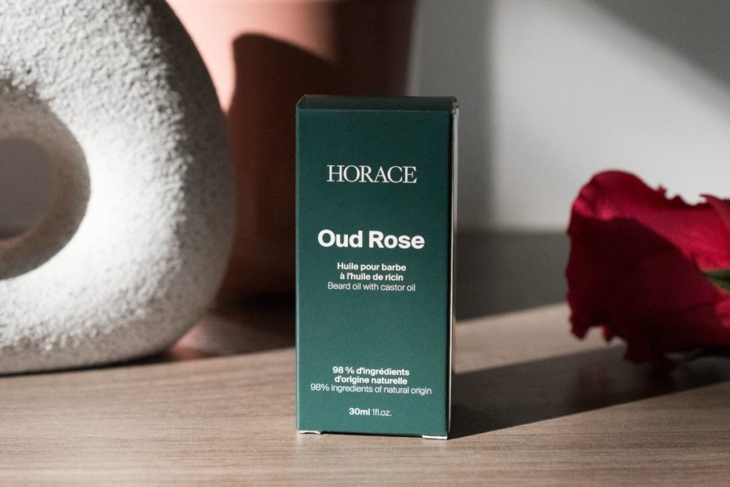 Nouvelle Huile à Barbe Oud Rose Horace : notre avis 4 Huile barbe Oud Rose horace - composition