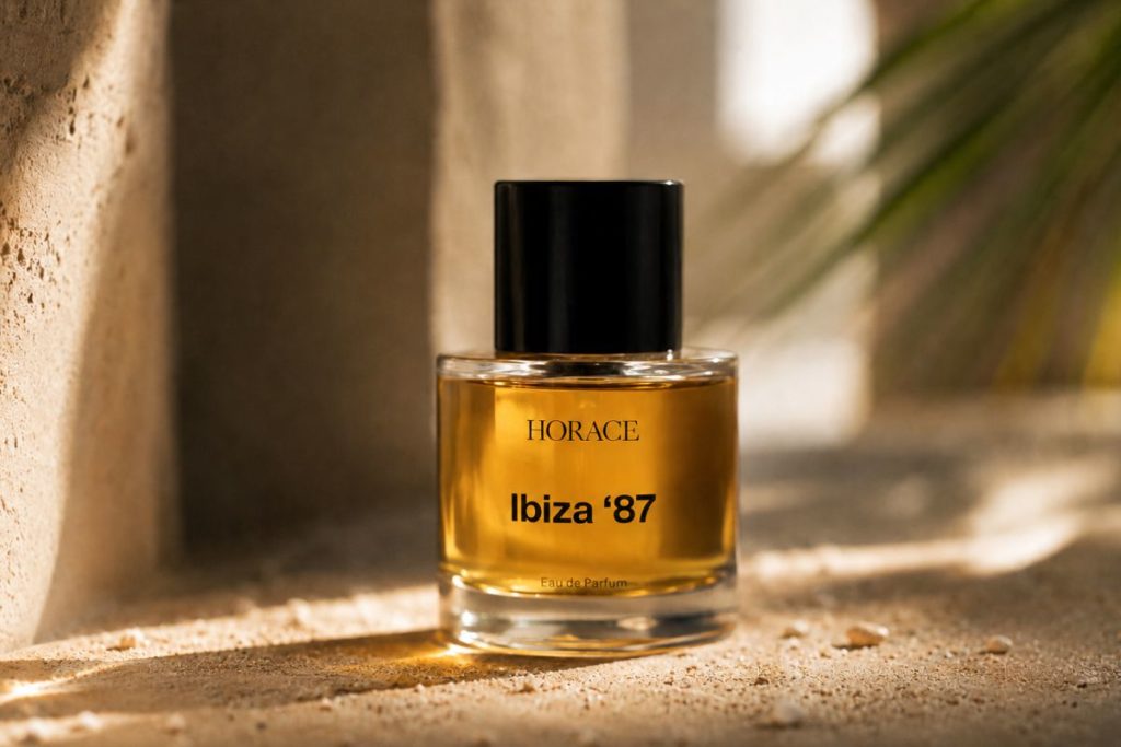Blog beauté homme 7 parfum Horace ibiza 87 flacon