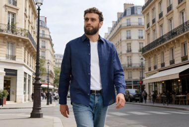 Chemise et barbe : le duo qui change tout dans un look masculin