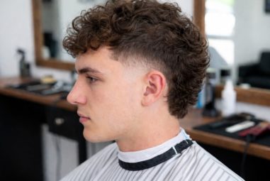 Le dégradé burst fade : la coupe circulaire qui cartonne