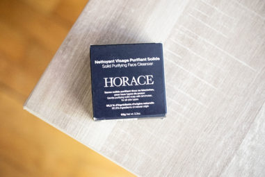 Horace décline son nettoyant visage purifiant en format solide